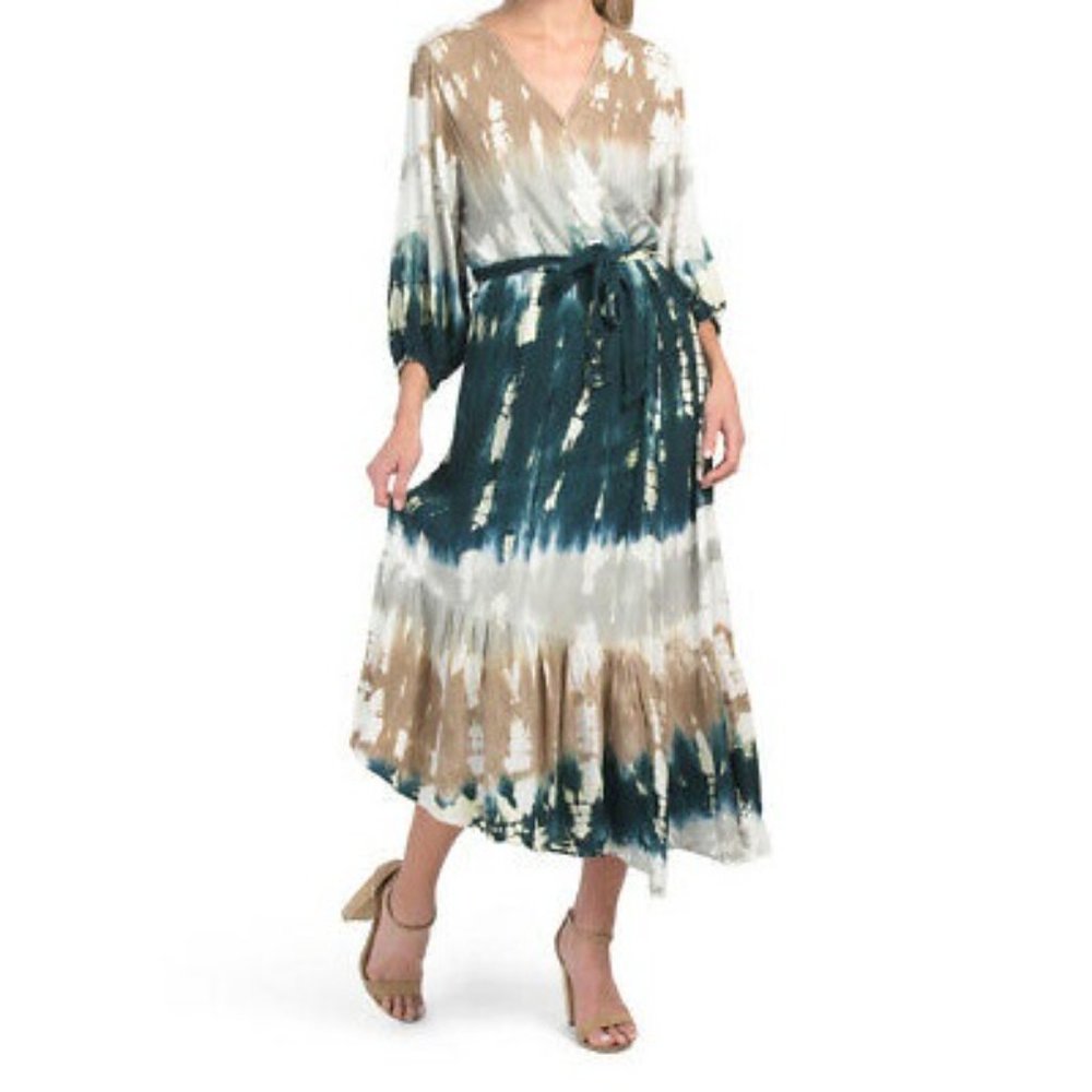 Young Fabulous & Broke Maxi Wrap Dress Size M
